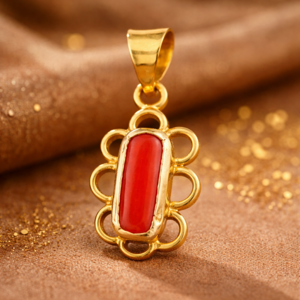 Red Coral Moonga Gemstone Pendant | Traditional Vedic Astrology Jewelry | Red Coral Pendant for Men & Women9fcaf4ab-fd51-4a90-bc01-0d1ea278501d Red Coral Moonga Gemstone Pendant | Traditional Vedic Astrology Jewelry | Red Coral Pendant for Men & Women