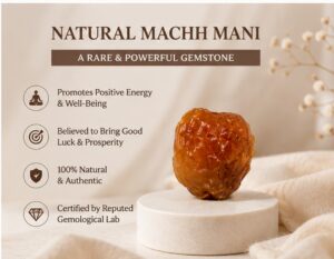 Authentic Macch Mani Stone